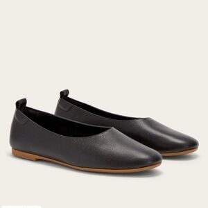 Everlane Women's Black Leather Flats - Day Glove